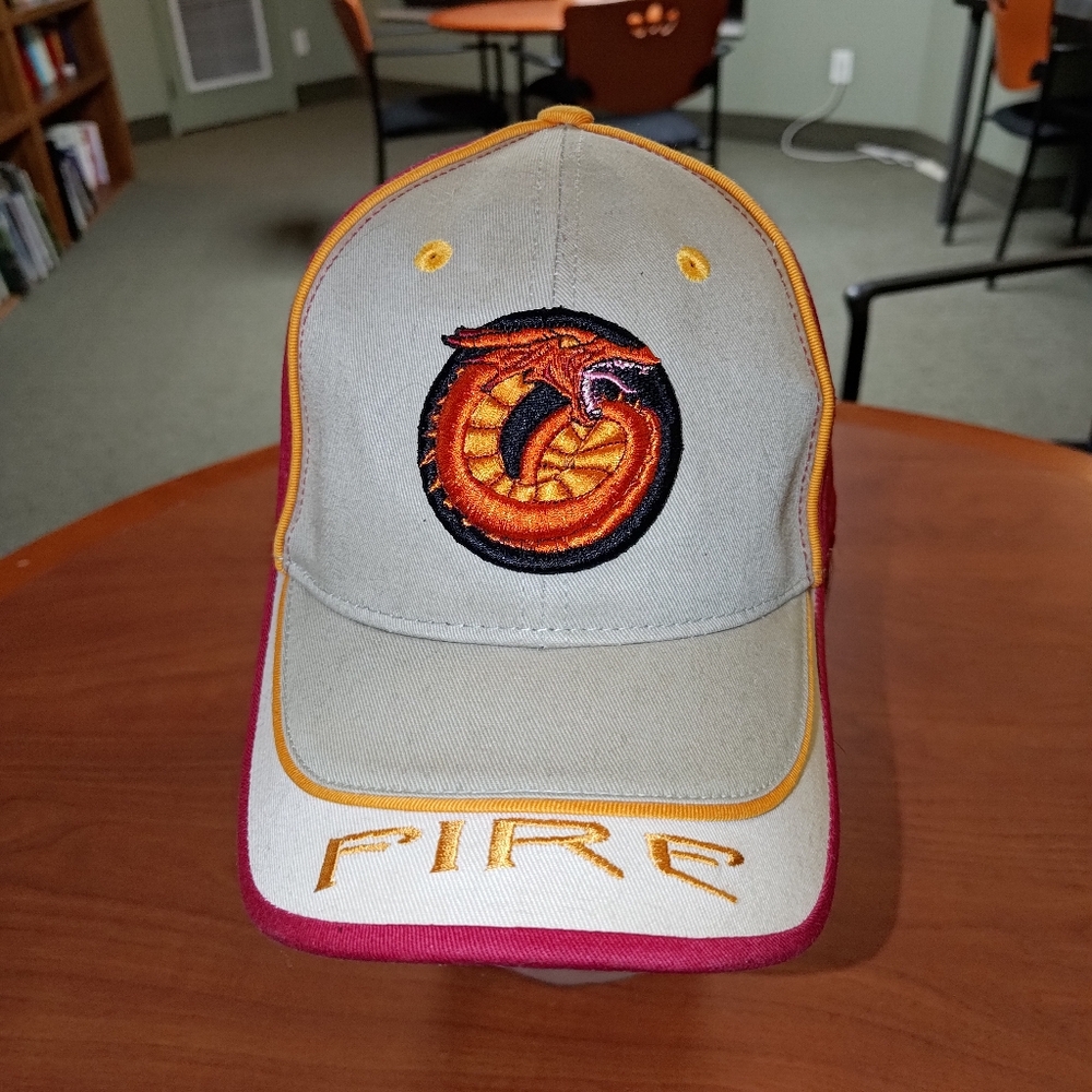 Universal Studios Islands Of Adventure Challenge Fire Dragon Embroidered Cap